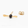 BO puce Cupidon noir martelée Laëtitia Piffeteau