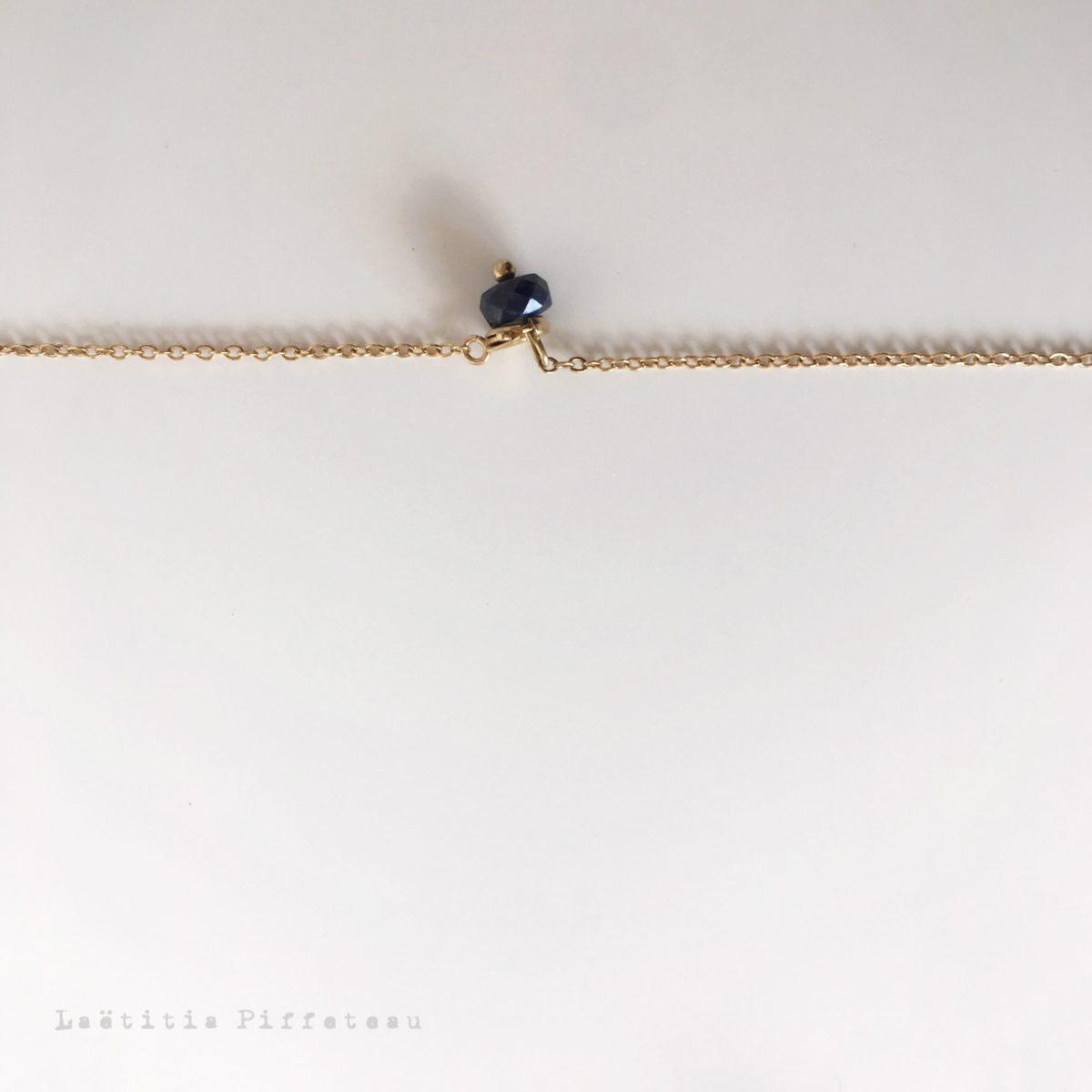 Collier Dos Nouvelle vague N4 Coquillage Pierre fine Laëtitia Piffeteau